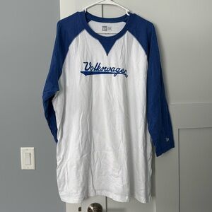 Volkswagen blue and white  2XL mid length sleeve